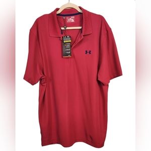 NWT UnderArmour loose fit golf shirt XL